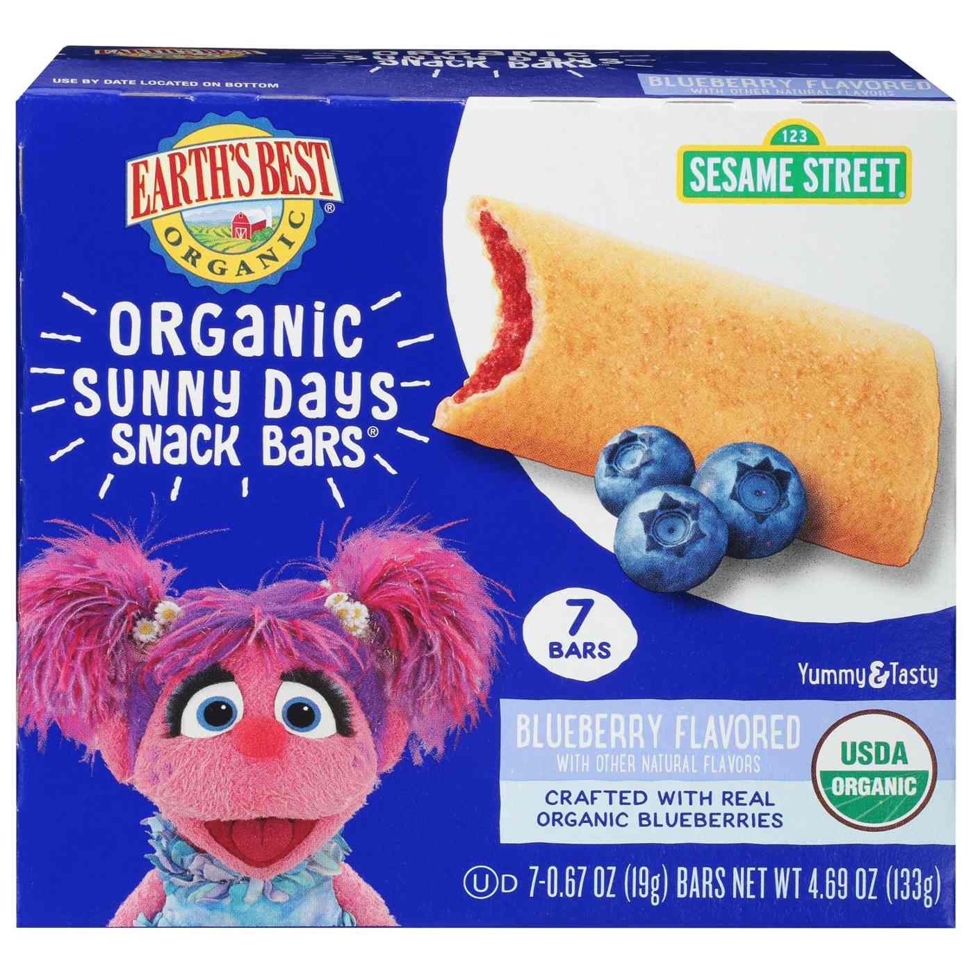 Earth's Best Organic Sunny Days Snack Bars - Blueberry; image 1 of 2