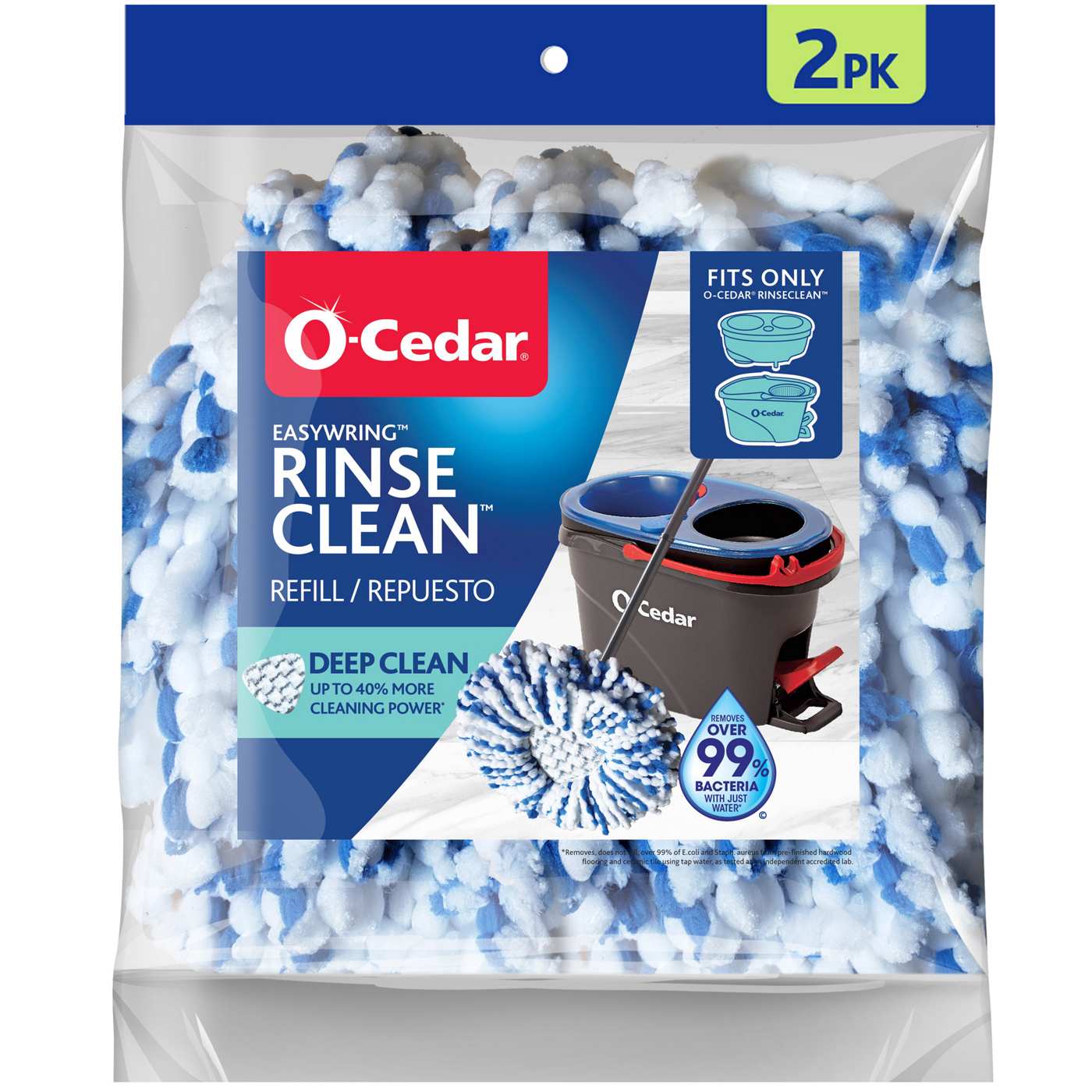 O-Cedar EasyWring RinseClean Deep Clean Refills; image 1 of 9