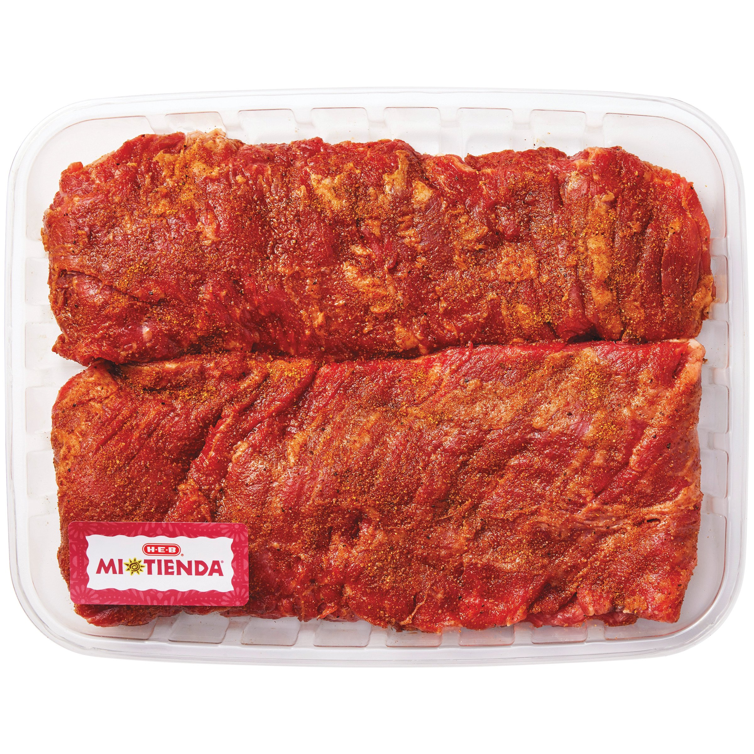 H-E-B Mi Tienda Seasoned Beef Skirt Steak - All Purpose – Value Pack ...