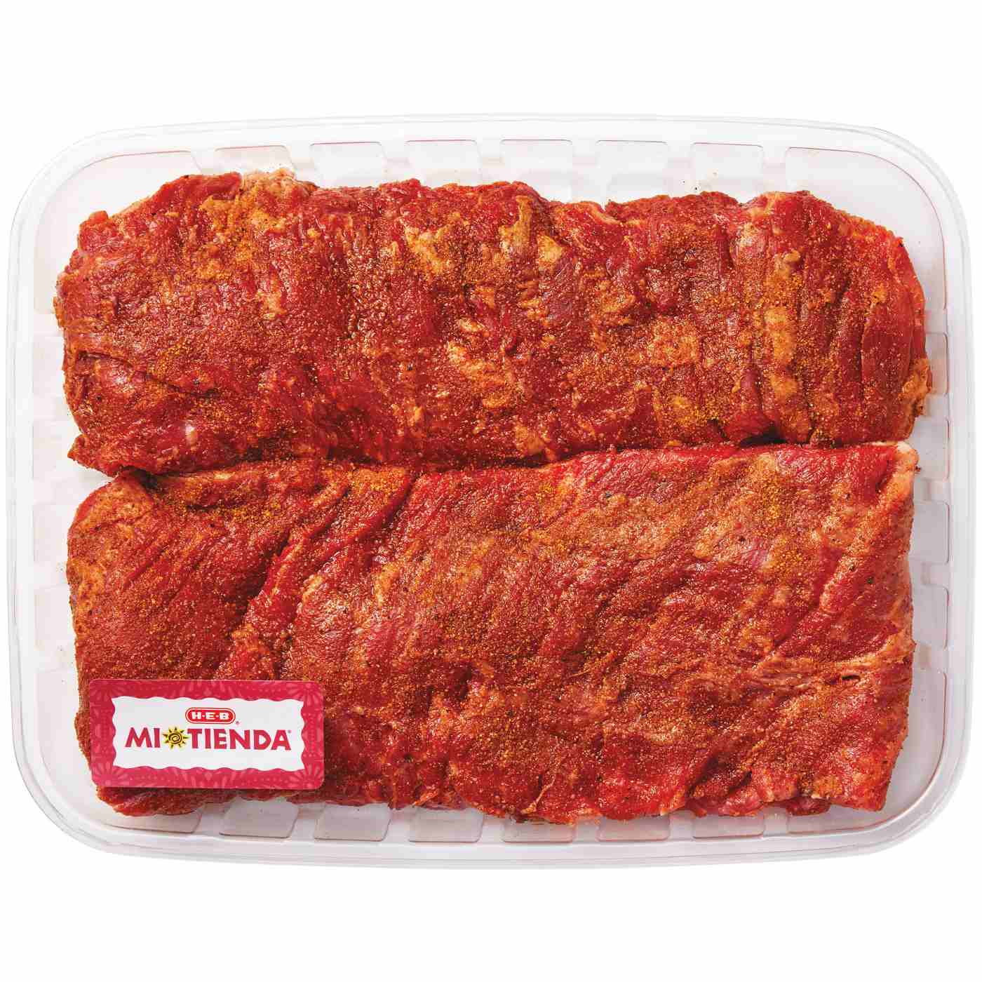 H-E-B Mi Tienda Seasoned Beef Skirt Steak - All Purpose – Value Pack; image 1 of 2