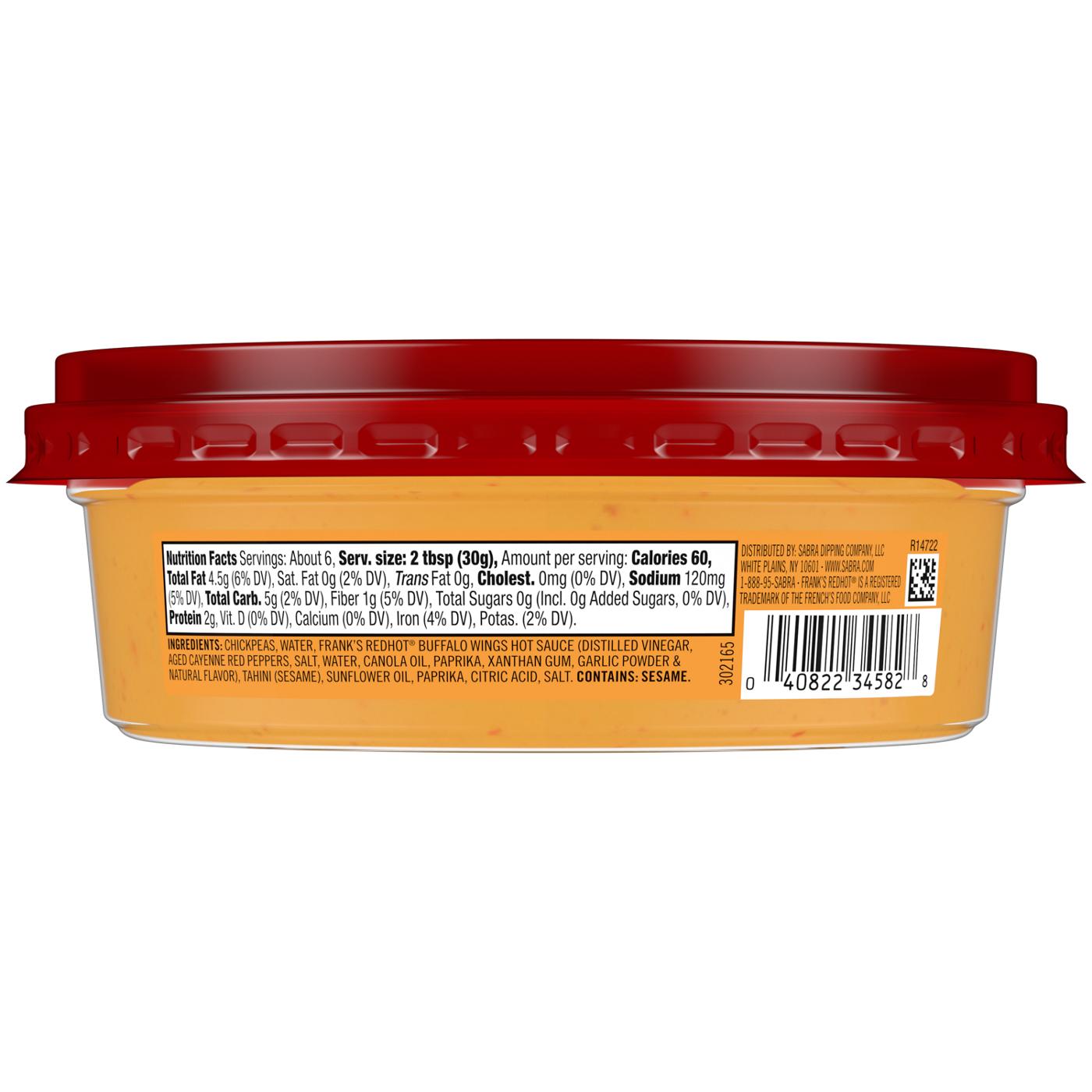 Sabra Frank's RedHot Buffalo Hummus; image 2 of 3