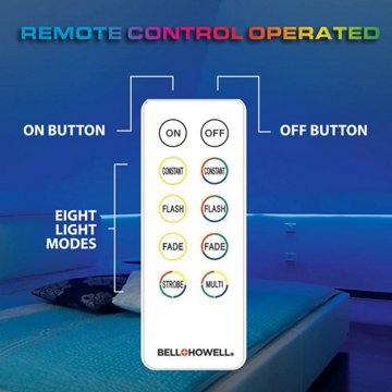 Bell & Howell Bionic LED Color Changing Rope Lights, 50'