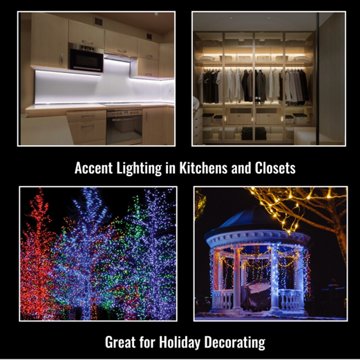 Bell & Howell Bionic LED Color Changing Rope Lights, 50'