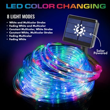 Bell & Howell Bionic LED Color Changing Rope Lights, 50'