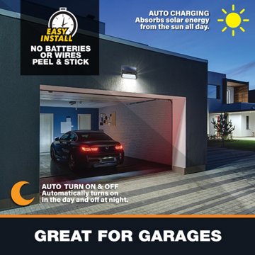 Bell & Howell Bionic Solar Powered Wall Light Max