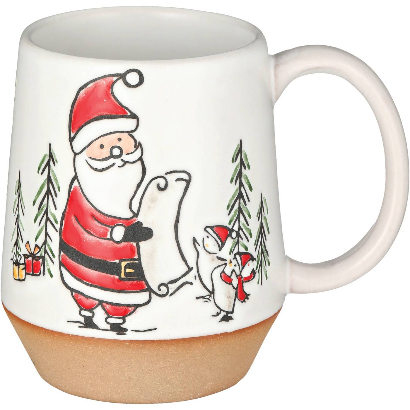 Destination Holiday Santa's List Stoneware Christmas Mug; image 1 of 2