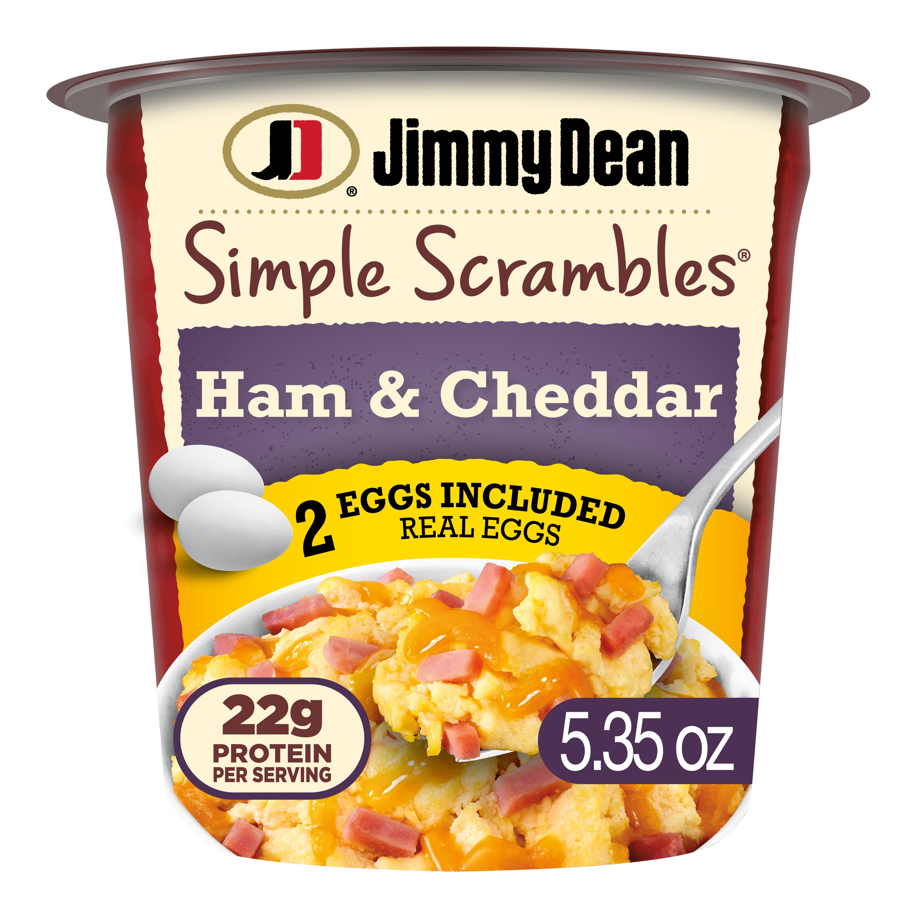 Jimmy Dean Simple Scrambles Ham and Cheddar Cheese - Shop Entrees ...