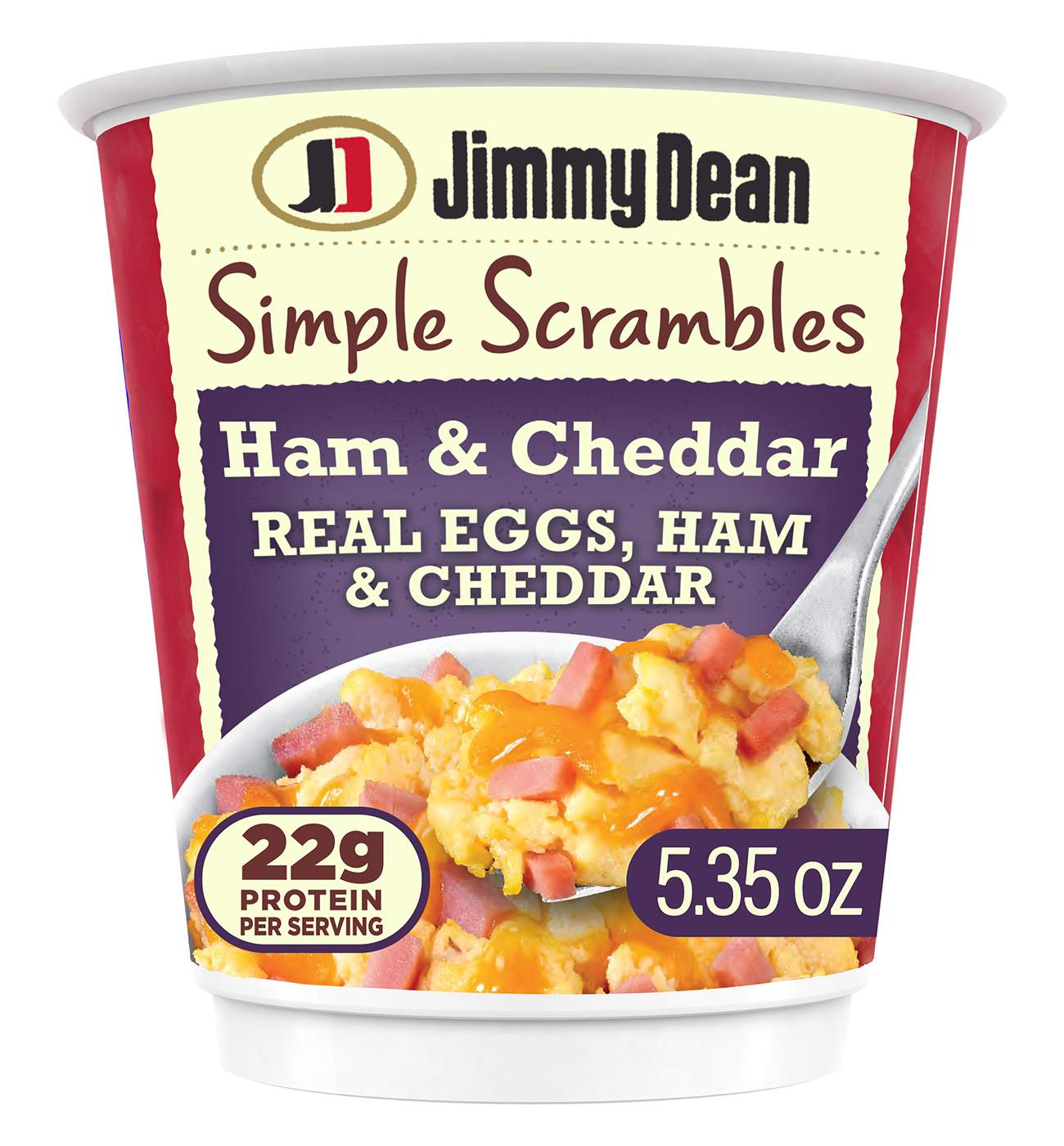 Jimmy Dean Simple Scrambles Breakfast Cup - Ham & Cheddar; image 1 of 5