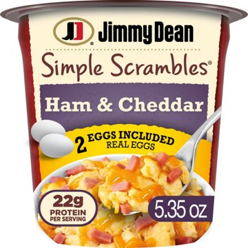 Jimmy Dean Simple Scrambles Ham and Cheddar Cheese