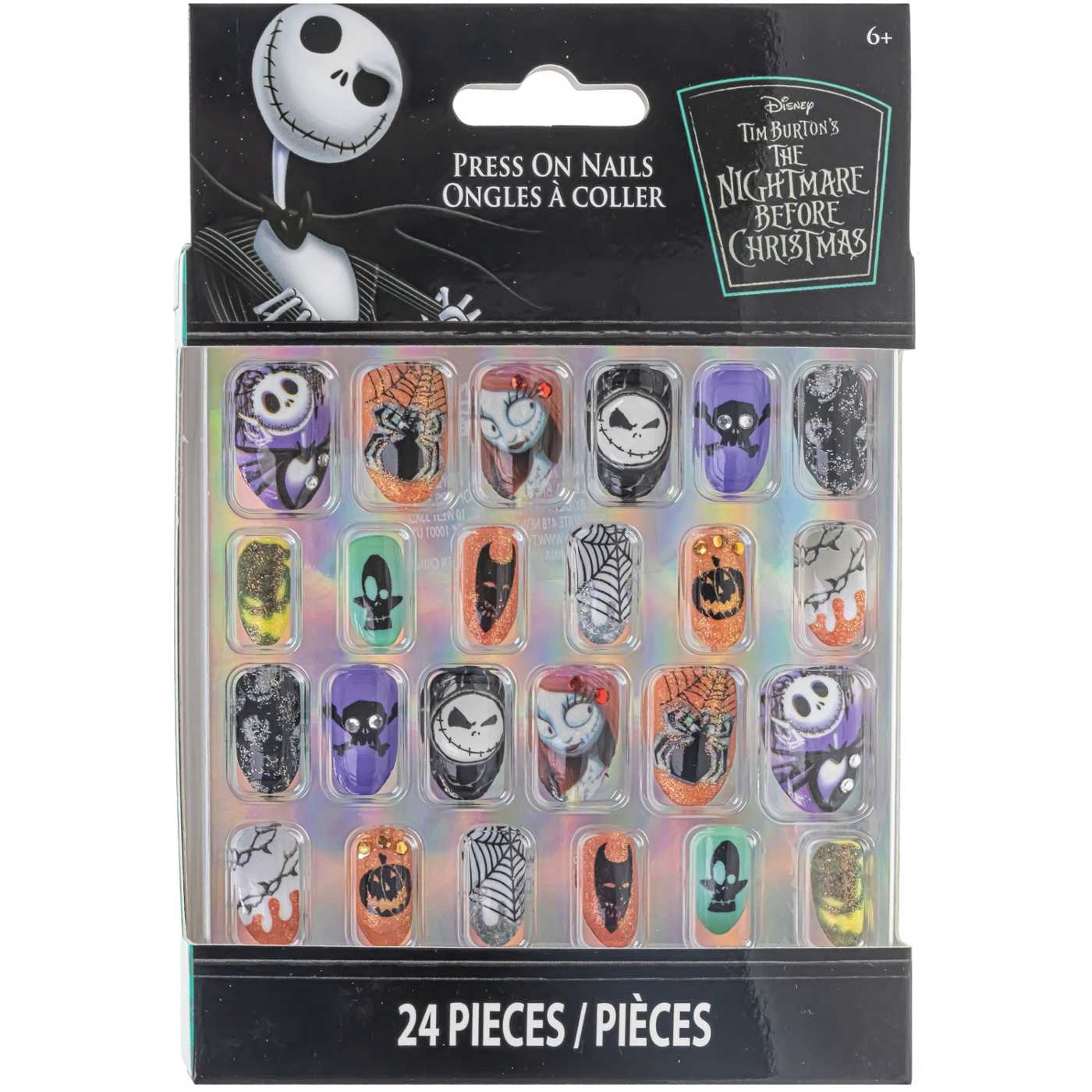 Townley Disney Tim Burton's The Nightmare Before Christmas Halloween Press On Nails; image 1 of 2