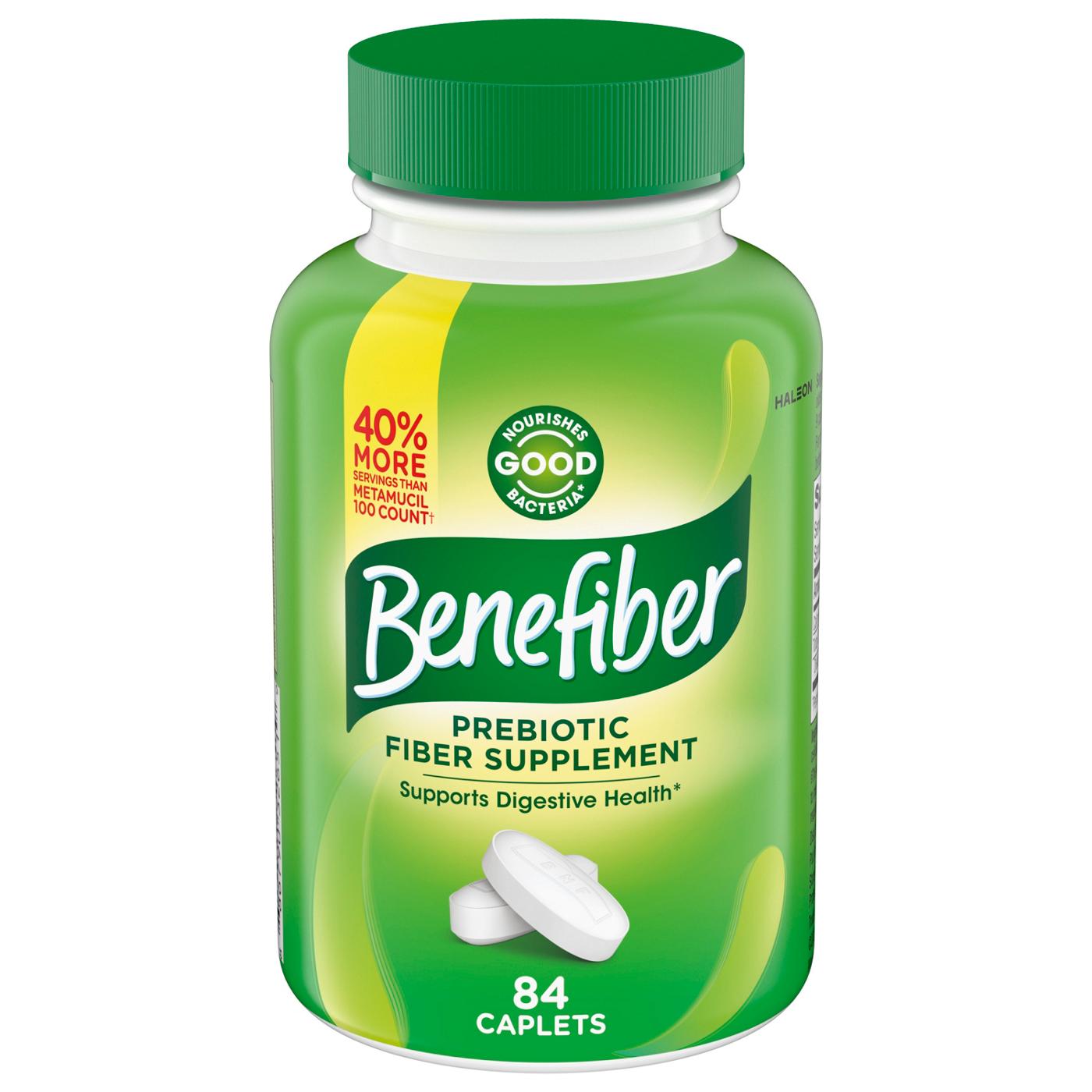 Benefiber Prebiotic Fiber Supplement Caplets; image 1 of 3