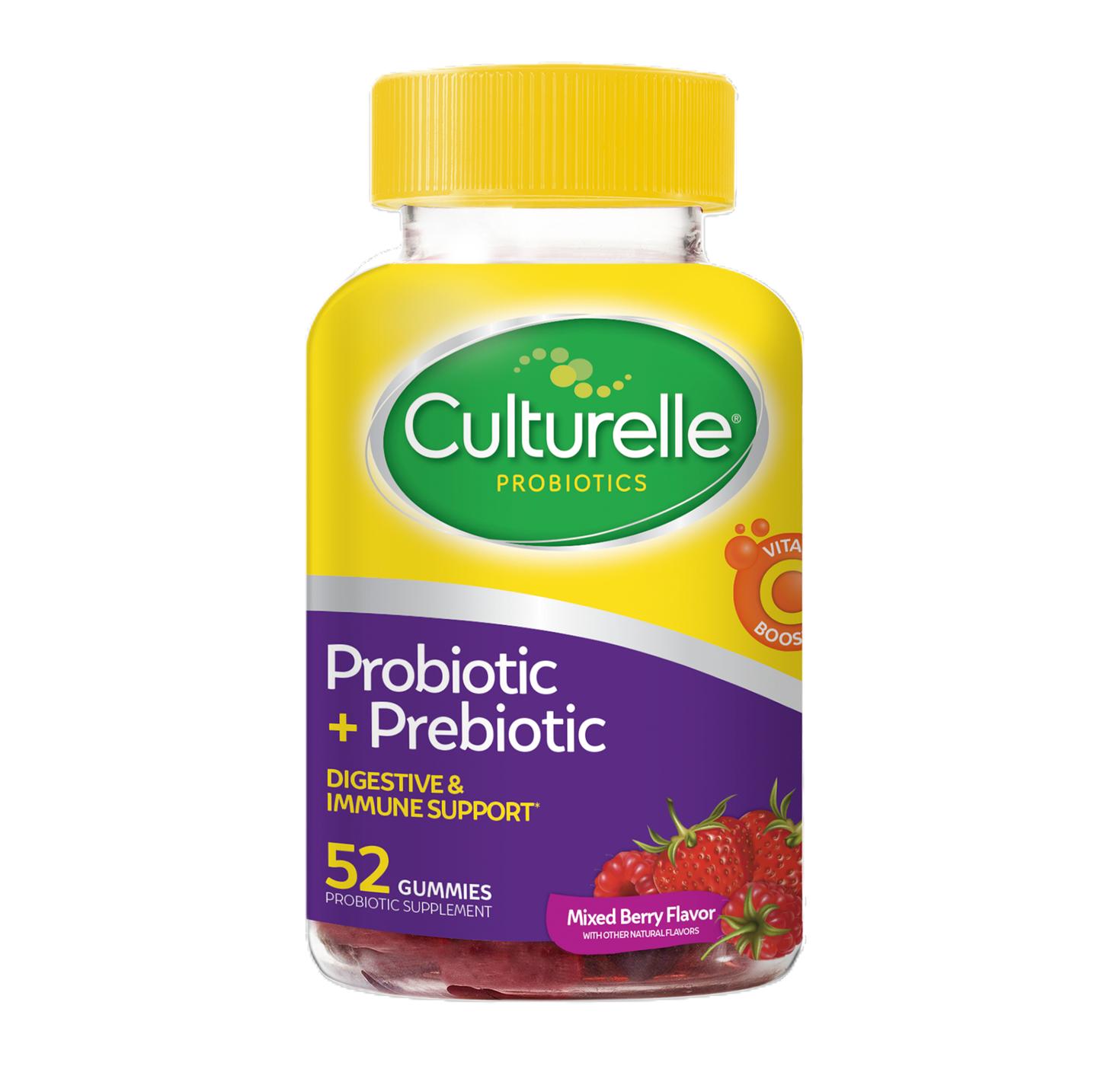 Culturelle Probiotic + Prebiotic Digestive Immune Support Gummies - Mixed Berry ; image 1 of 6