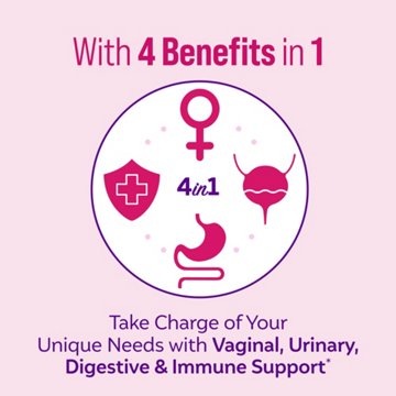 Culturelle Women's 4 In 1 Protection Vegetarian Capsules
