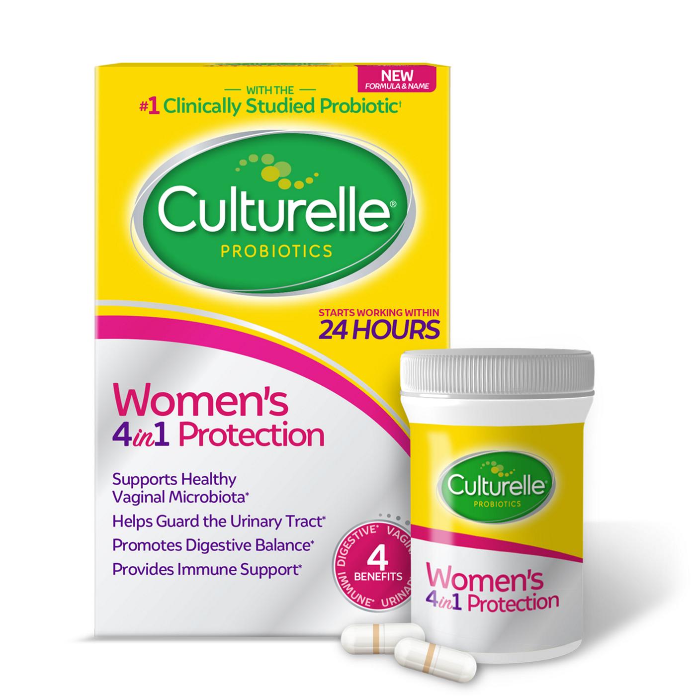 Culturelle Women's 4 In 1 Protection Vegetarian Capsules; image 4 of 6