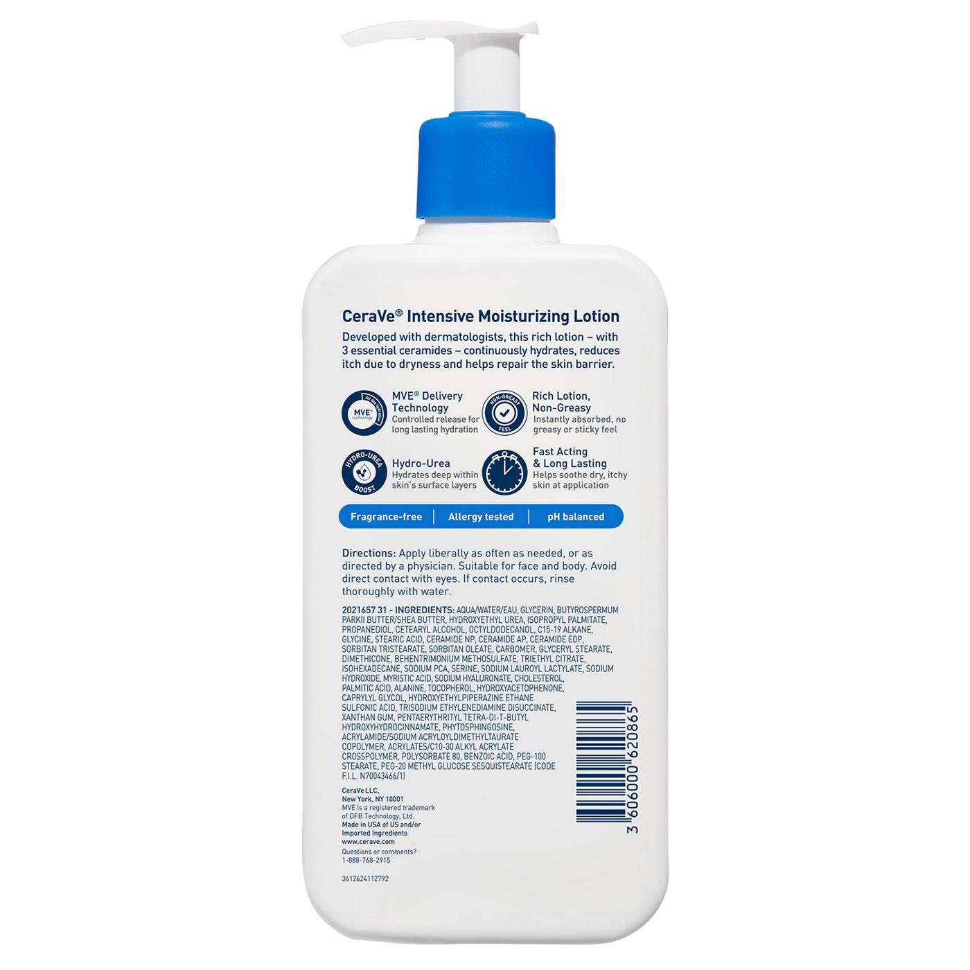 CeraVe Intensive Moisturizing Lotion; image 2 of 6