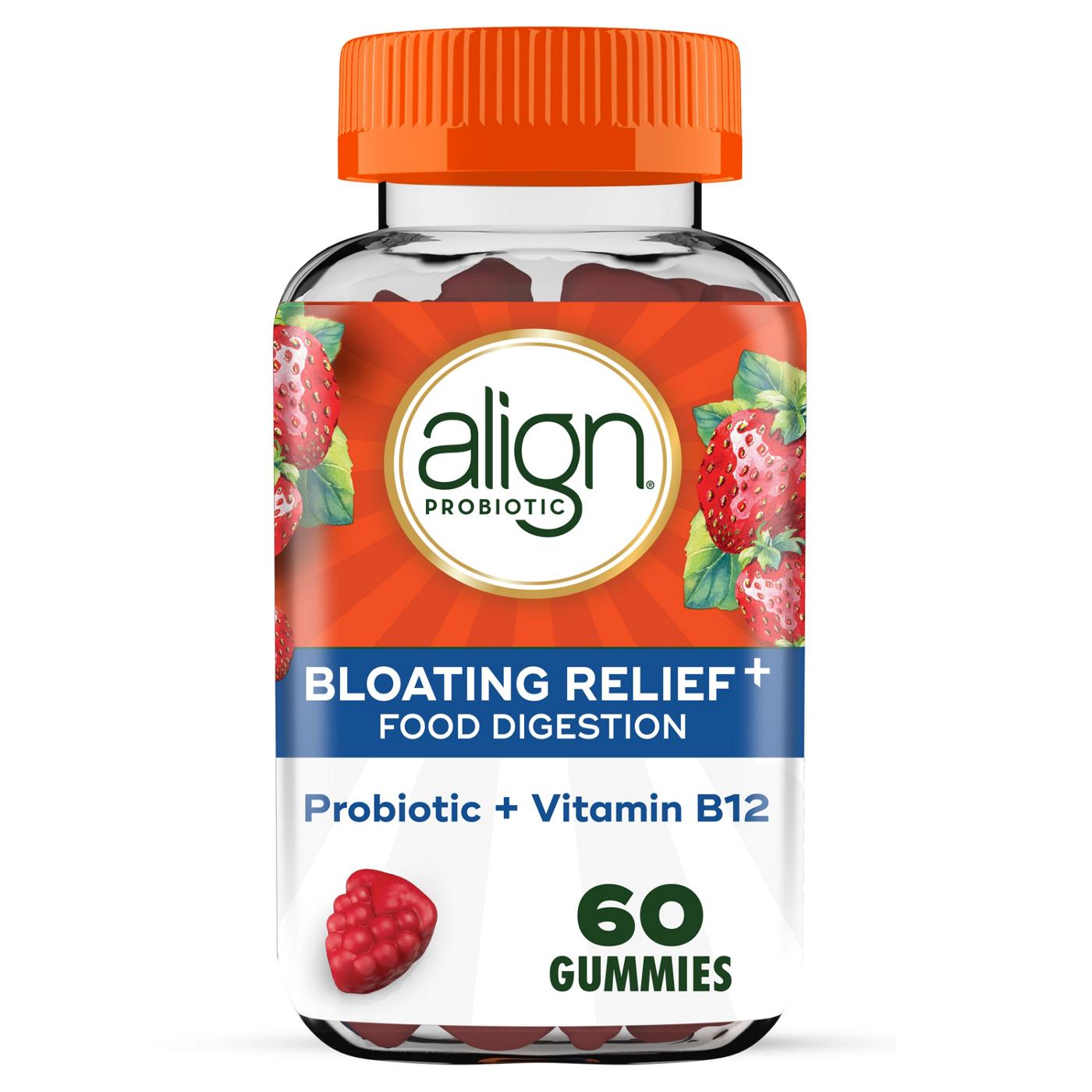 Align Probiotic Gummies, Bloating Relief + Food Digestion Probiotics; image 1 of 9