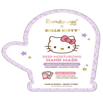 The Crème Shop x Hello Kitty Deep Moisturizing Hand Mask - Strawberry & Coconut