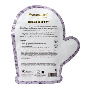 The Crème Shop x Hello Kitty Deep Moisturizing Hand Mask - Strawberry & Coconut