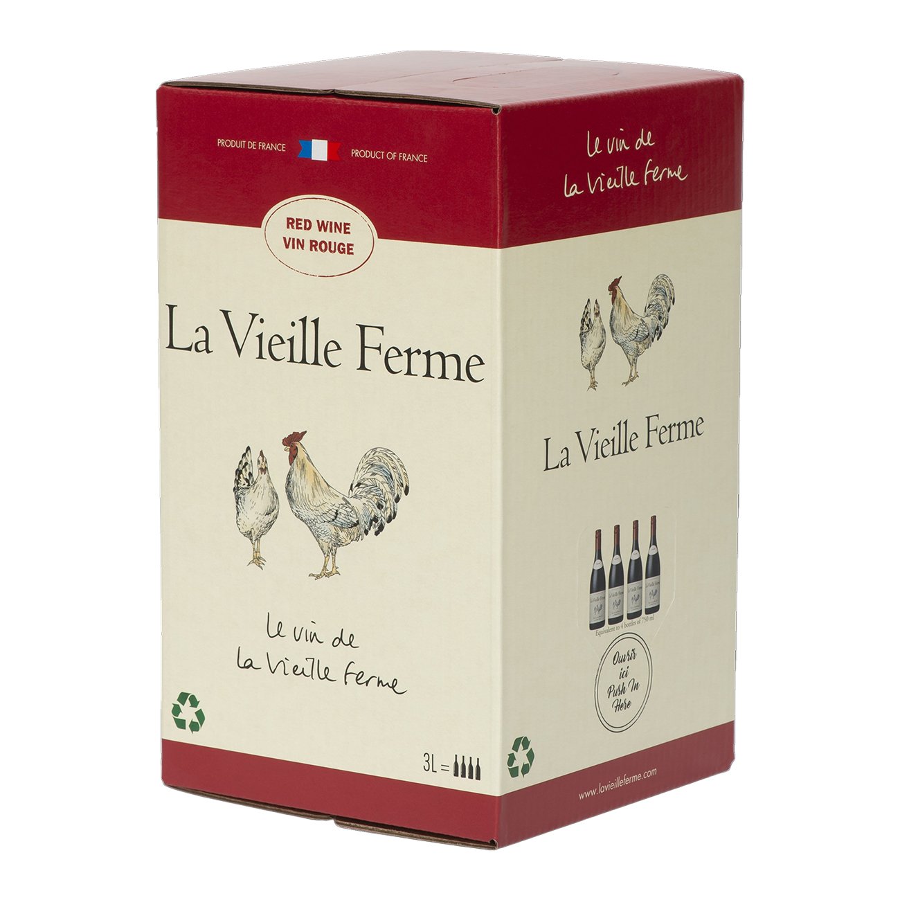 La Vielle Ferme La Vielle Ferme Red Wine Bag In Box - Shop Wine at H-E-B