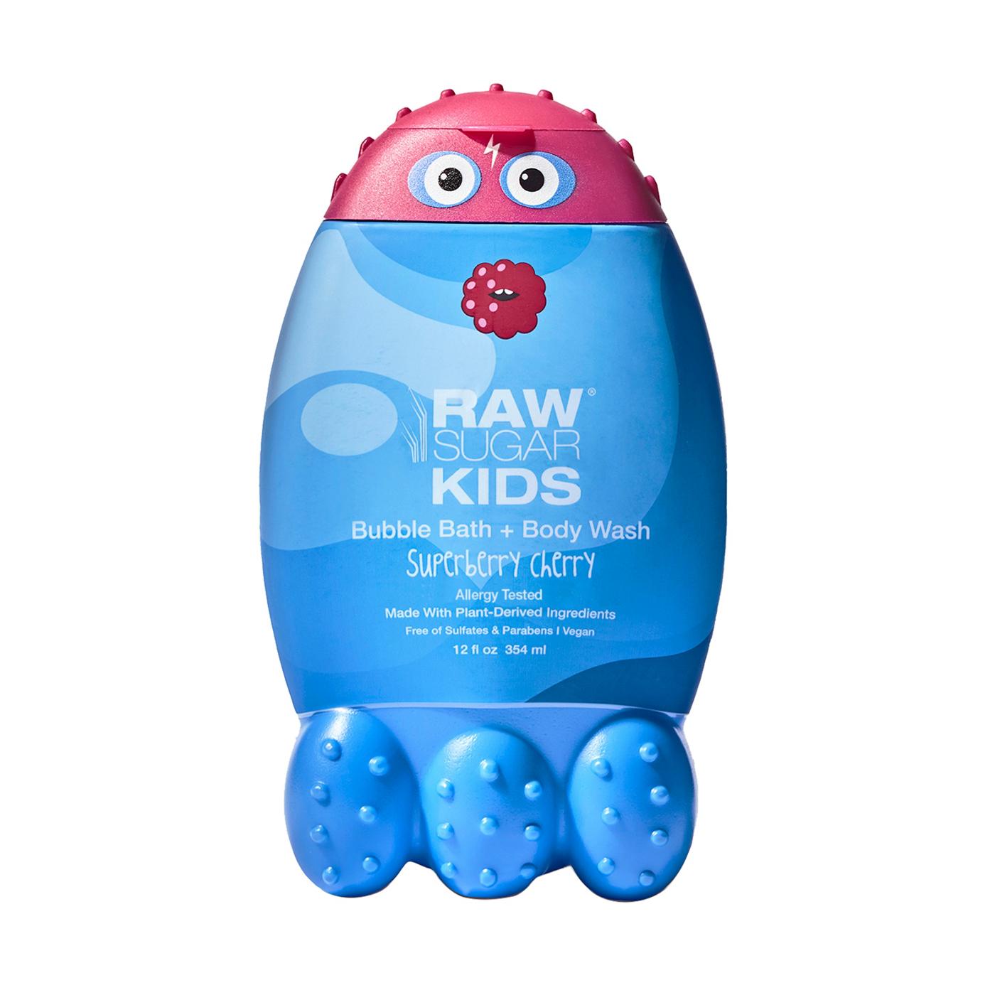 Raw Sugar Kids Vegan Bubble Bath + Body Wash - Superberry Cherry; image 1 of 8