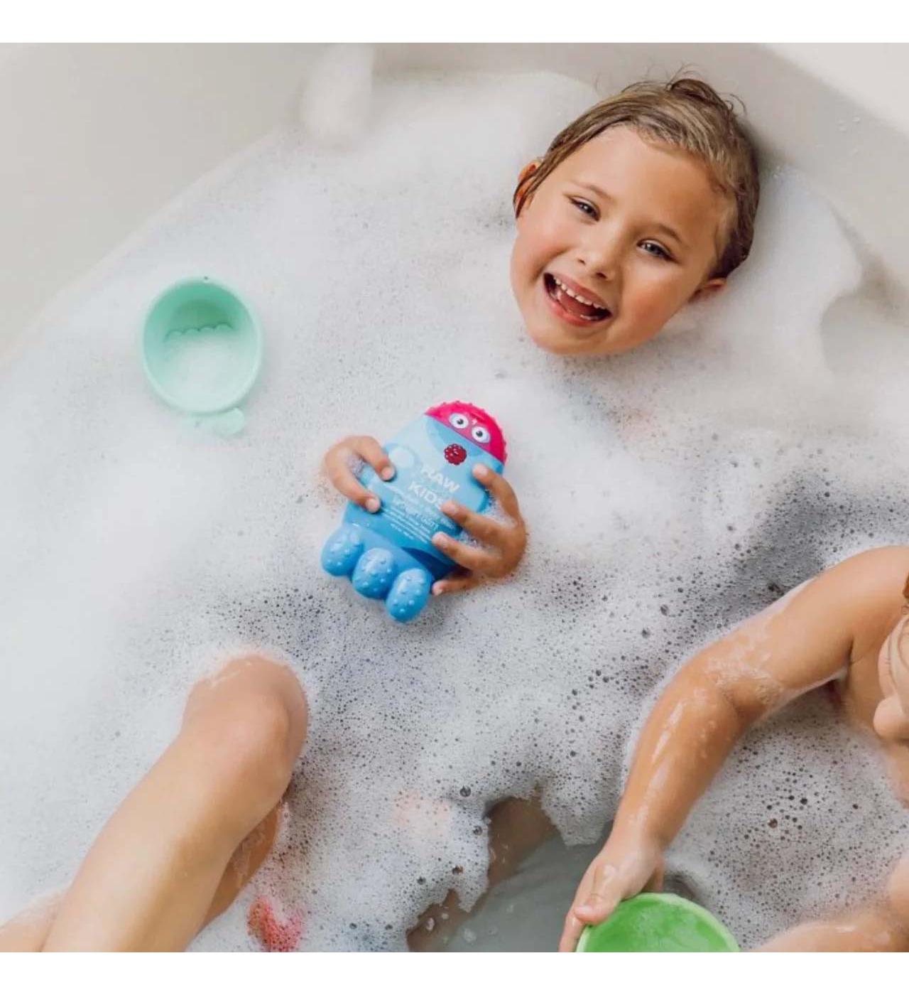 Raw Sugar Kids Vegan Bubble Bath + Body Wash - Superberry Cherry; image 7 of 8