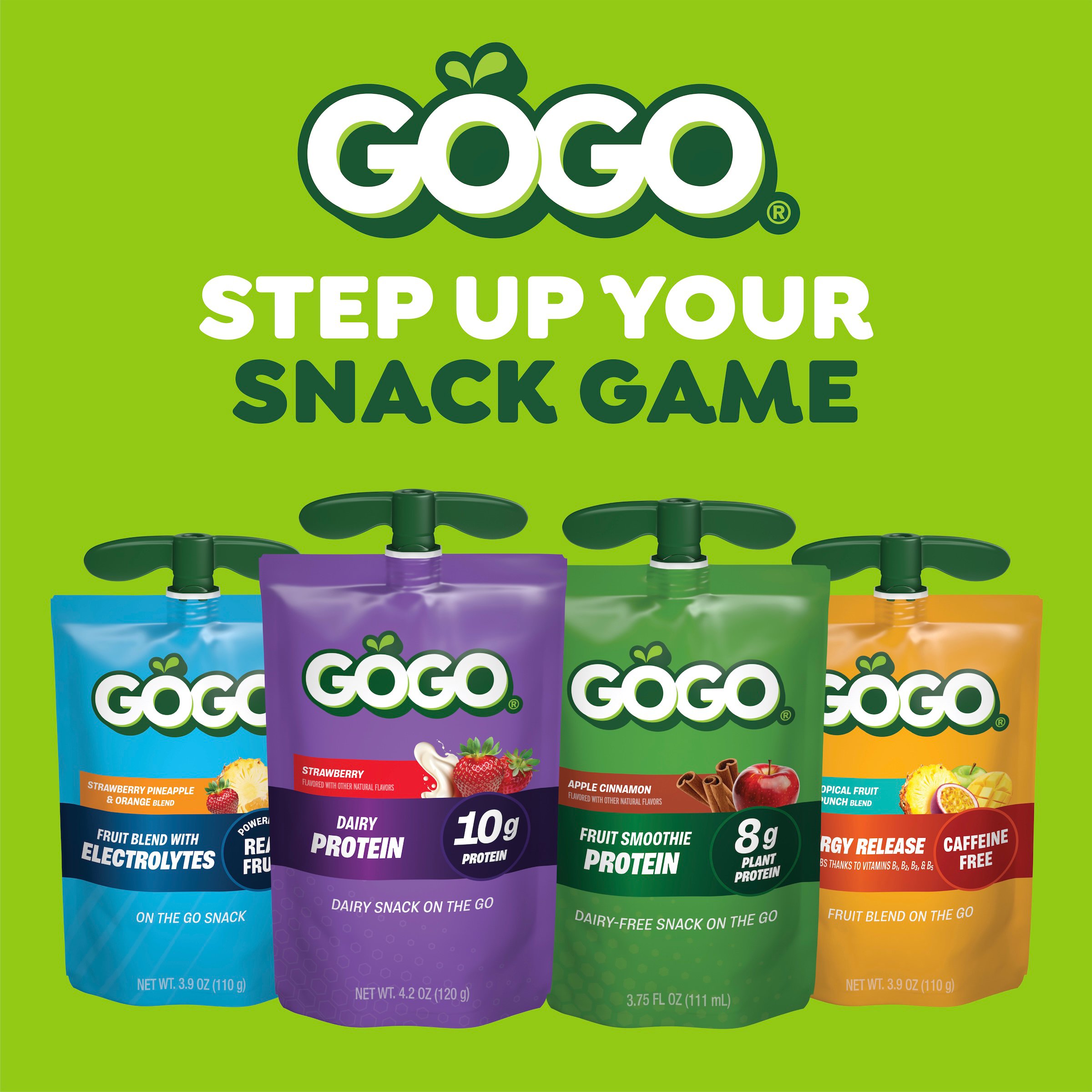 GoGo squeeZ Active Electrolyte No Sugar Added Cherry Raspberry