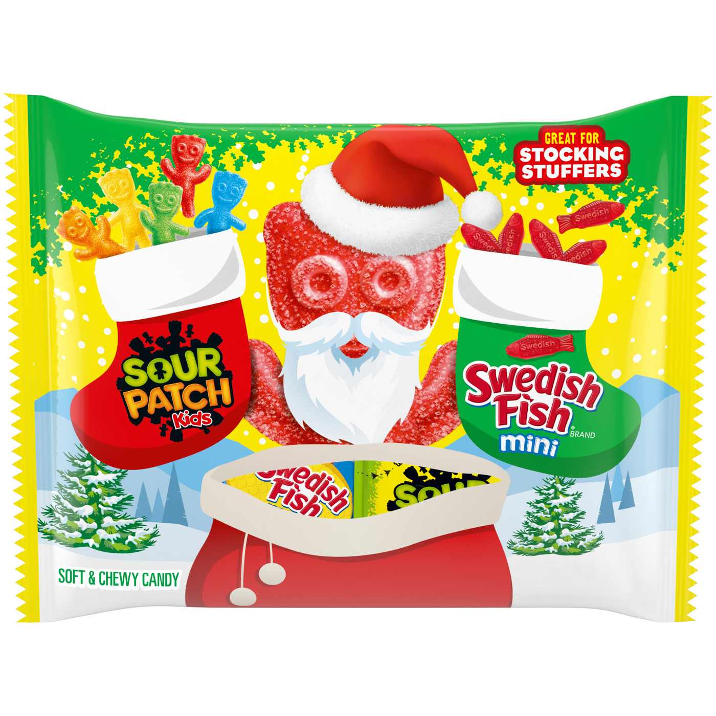 Sour Patch Kids & Swedish Fish Assorted Christmas Candy; image 1 of 5