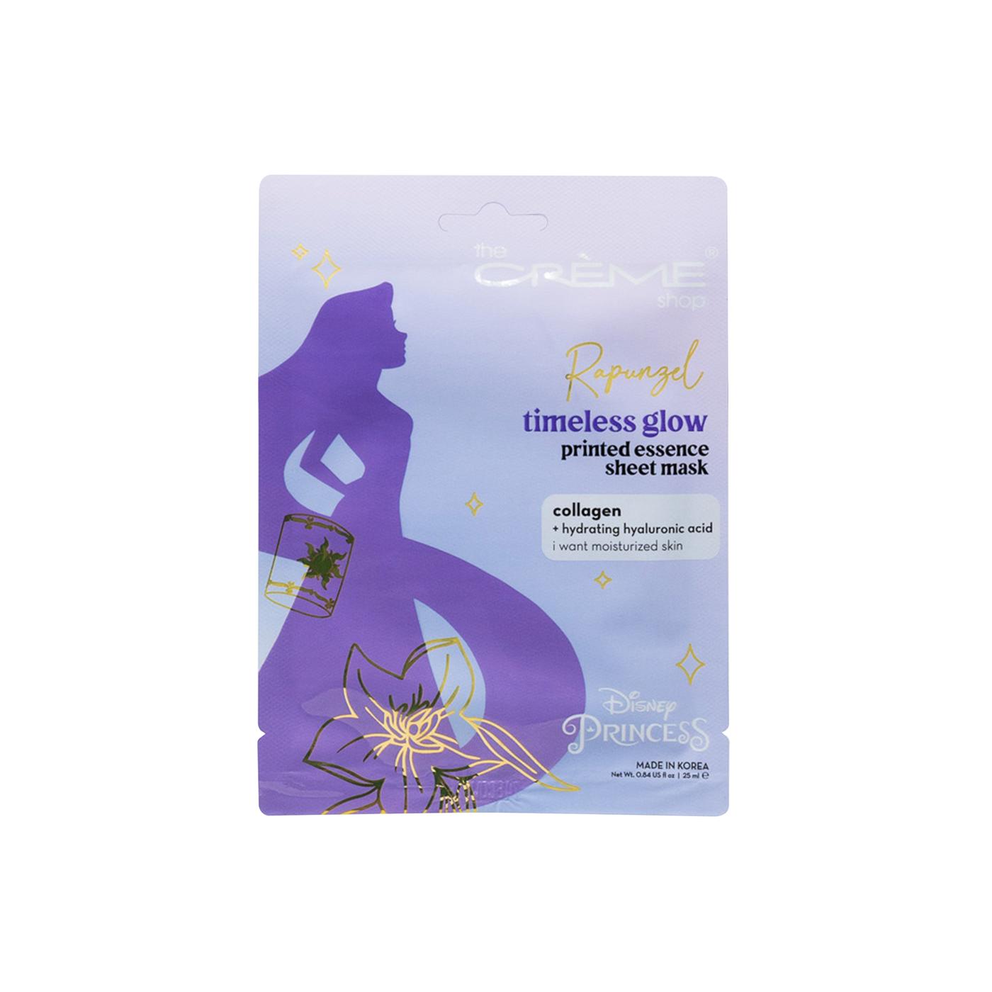 The Creme Shop x Disney Rapunzel Timeless Glow Collagen Sheet Mask; image 1 of 2