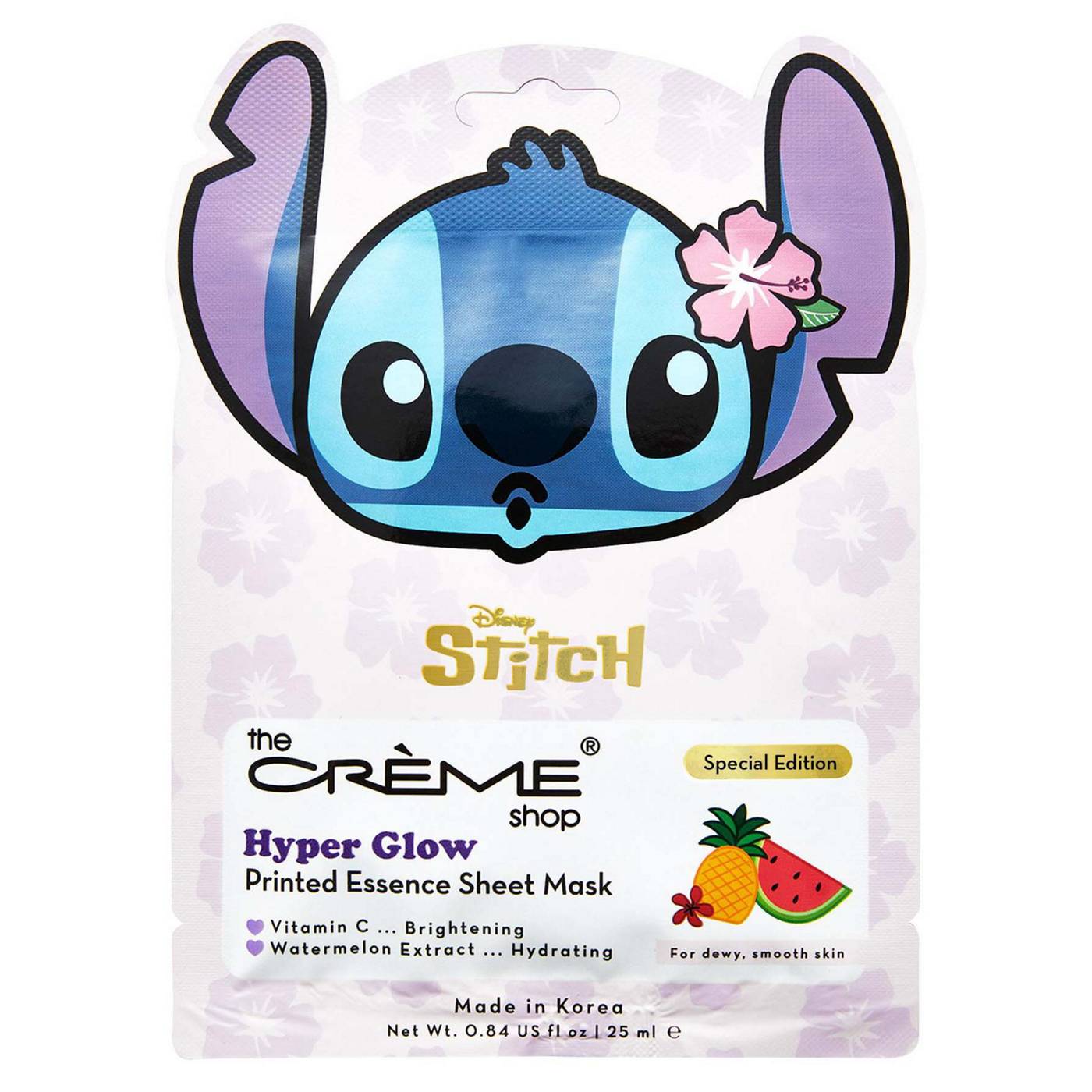 The Crème Shop Disney Stitch Special Edition Hyper Glow Sheet Mask; image 1 of 2