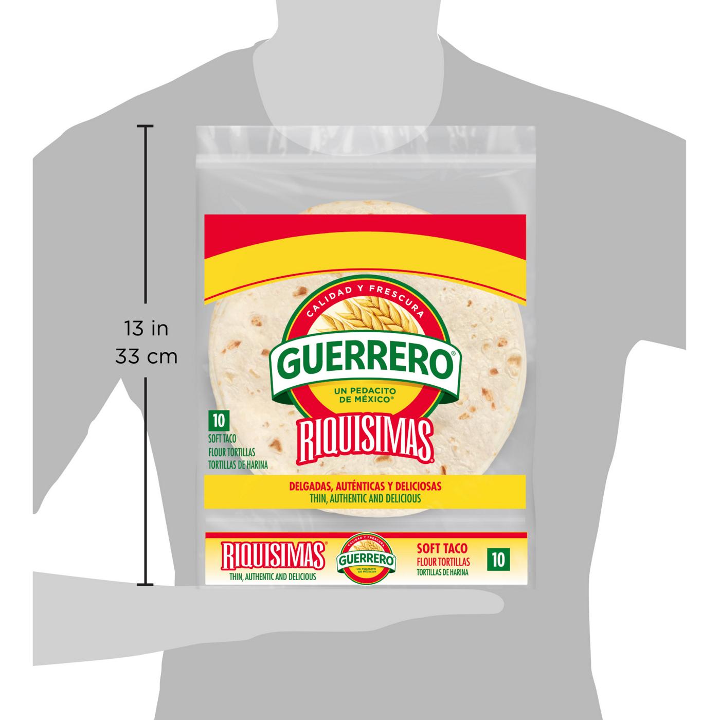 Guerrero Riquisimas Soft Taco Flour Tortillas 10 Count; image 3 of 10