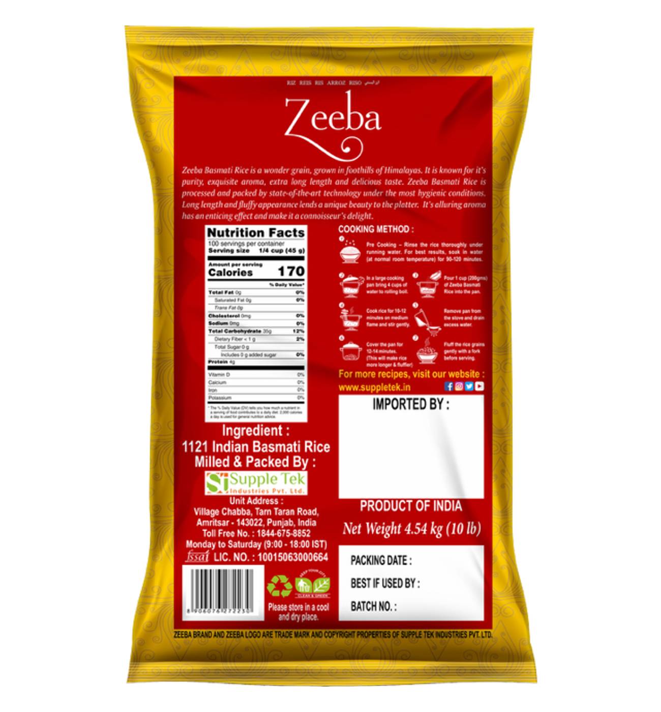 Zeeba Creamy Sella Basmati Rice - Shop Rice & grains at H-E-B