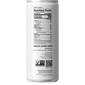 Once Upon A Coconut Premium Coconut Water, 10.8 oz