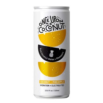 Once Upon A Coconut Pure Coconut Water & Pineapple, 10.8 oz