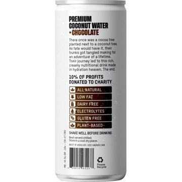 Once Upon A Coconut Premium Coconut Water & Chocolate, 10.8 oz