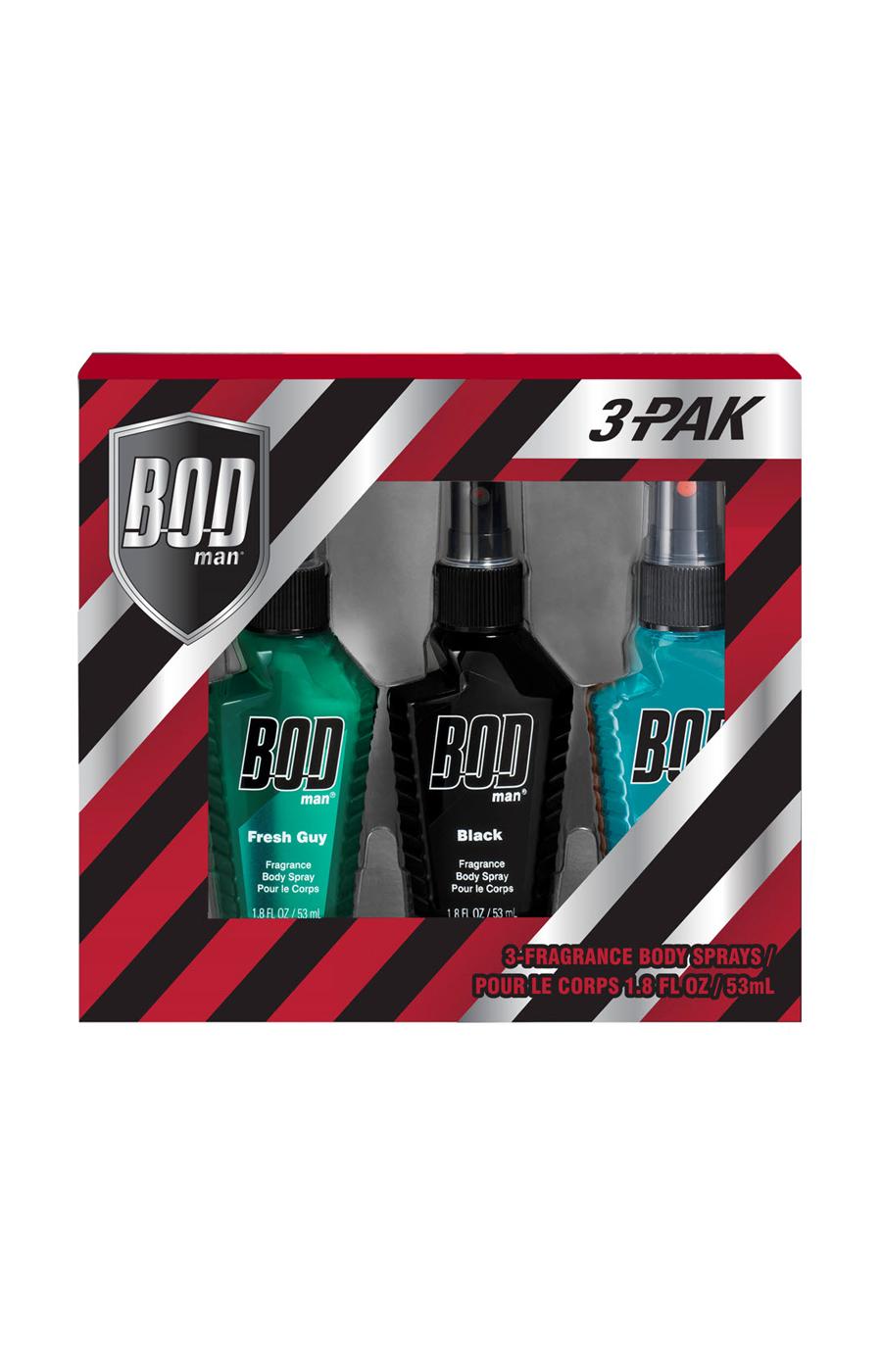 BOD Men's Fragrance Body Sprays Holiday Gift Set; image 1 of 2