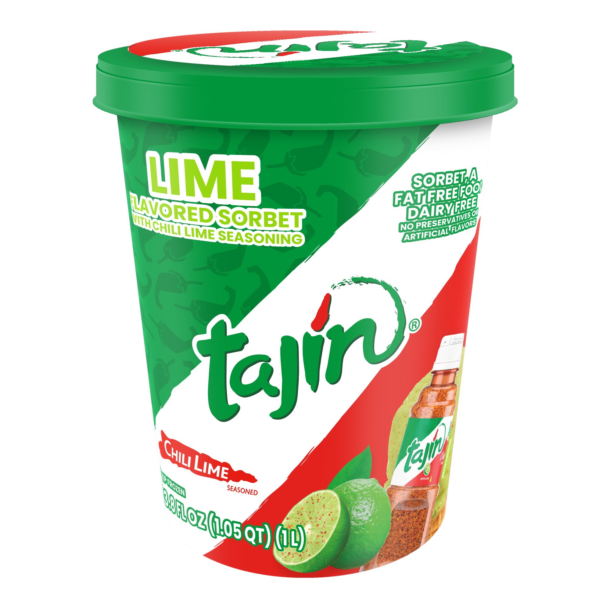 Tajin Lime Sorbet with Chili Lime Seasoning Shop Sorbet at HEB