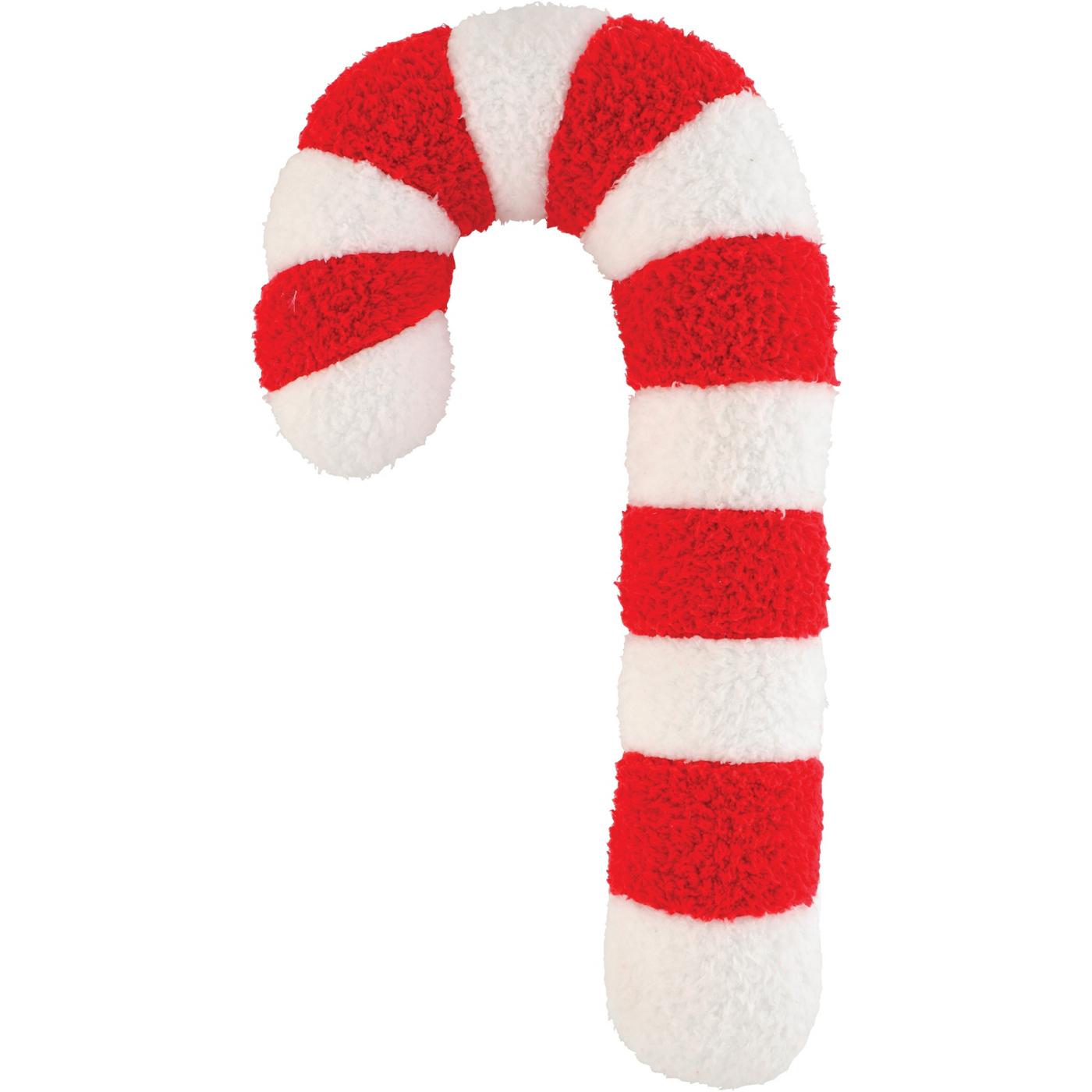 Destination Holiday Candy Cane Christmas Throw Pillow; image 1 of 2