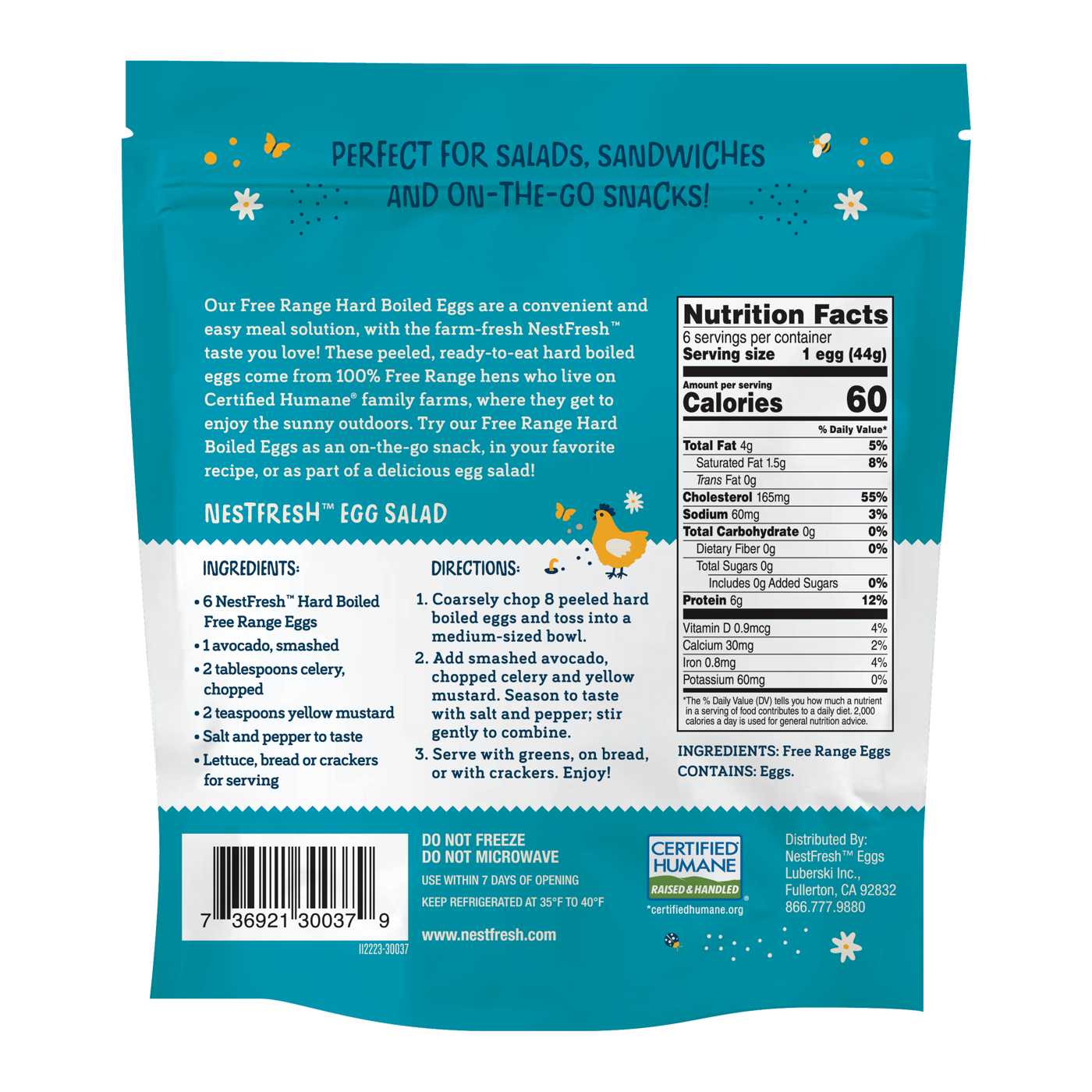 NestFresh Free Range Hard Boiled Eggs; image 2 of 2