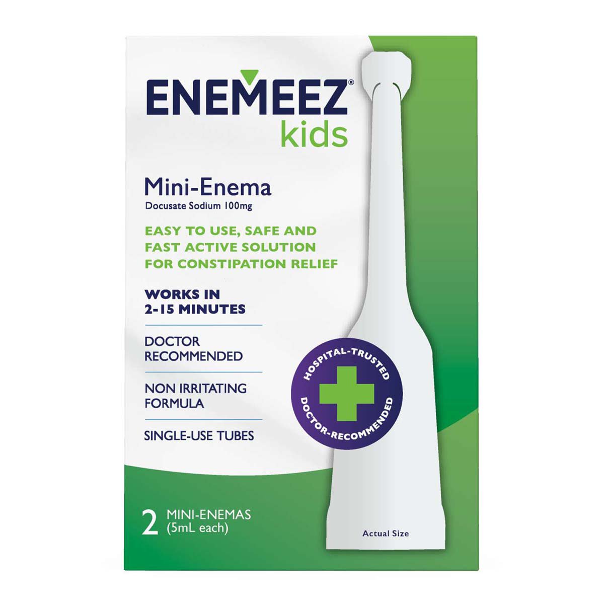 ENEMEEZ Kids Mini-Enema Docusate Sodium 100 mg - Shop Digestion ...