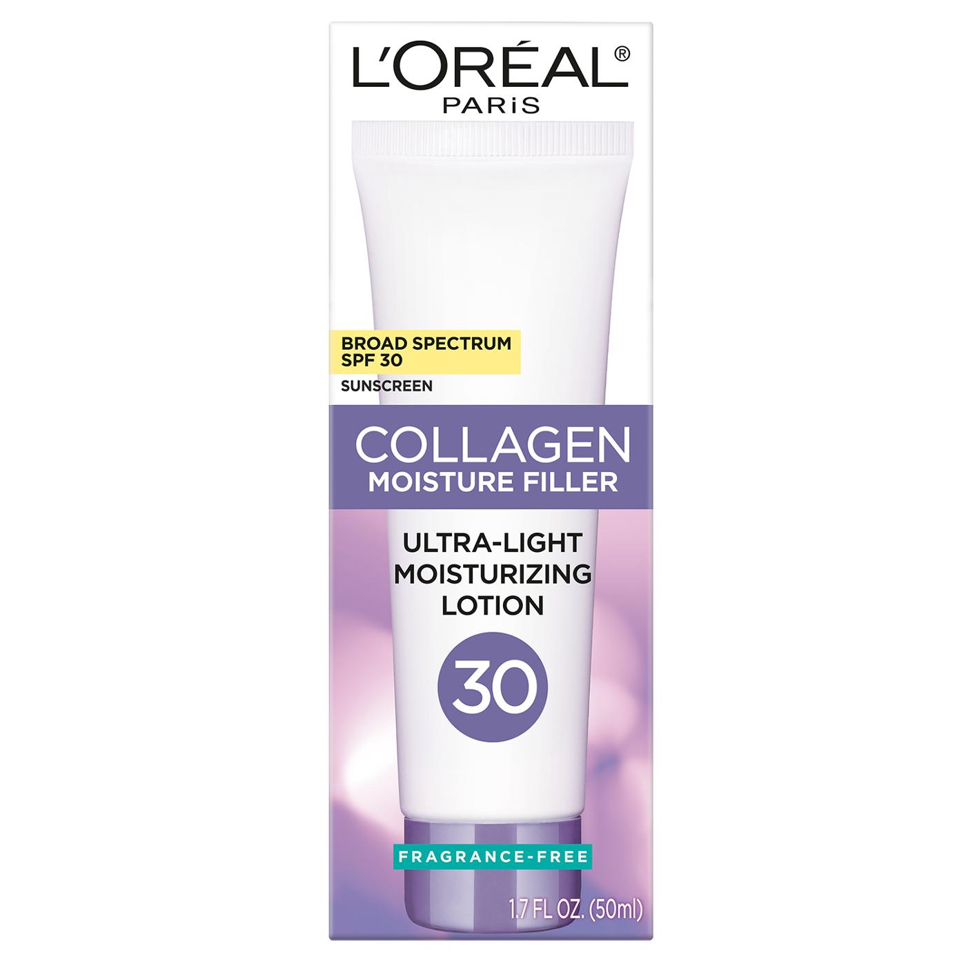 L'Oreal Paris Collagen Moisture Filler Ultra-Light Moisturizing Lotion - SPF 30; image 1 of 8