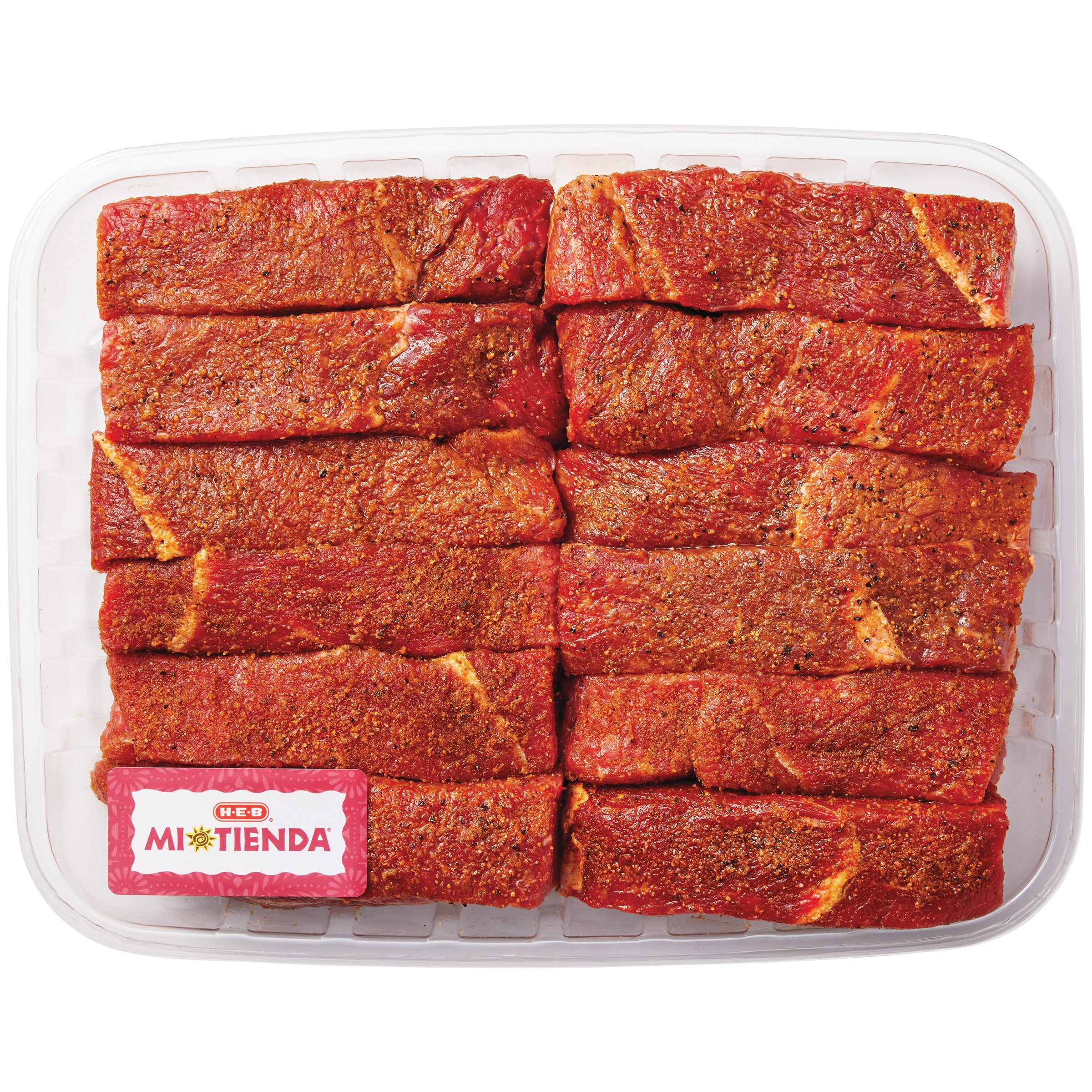 H-E-B Mi Tienda Seasoned Texas-Style Boneless Beef Ribs – Orange Pepper ...