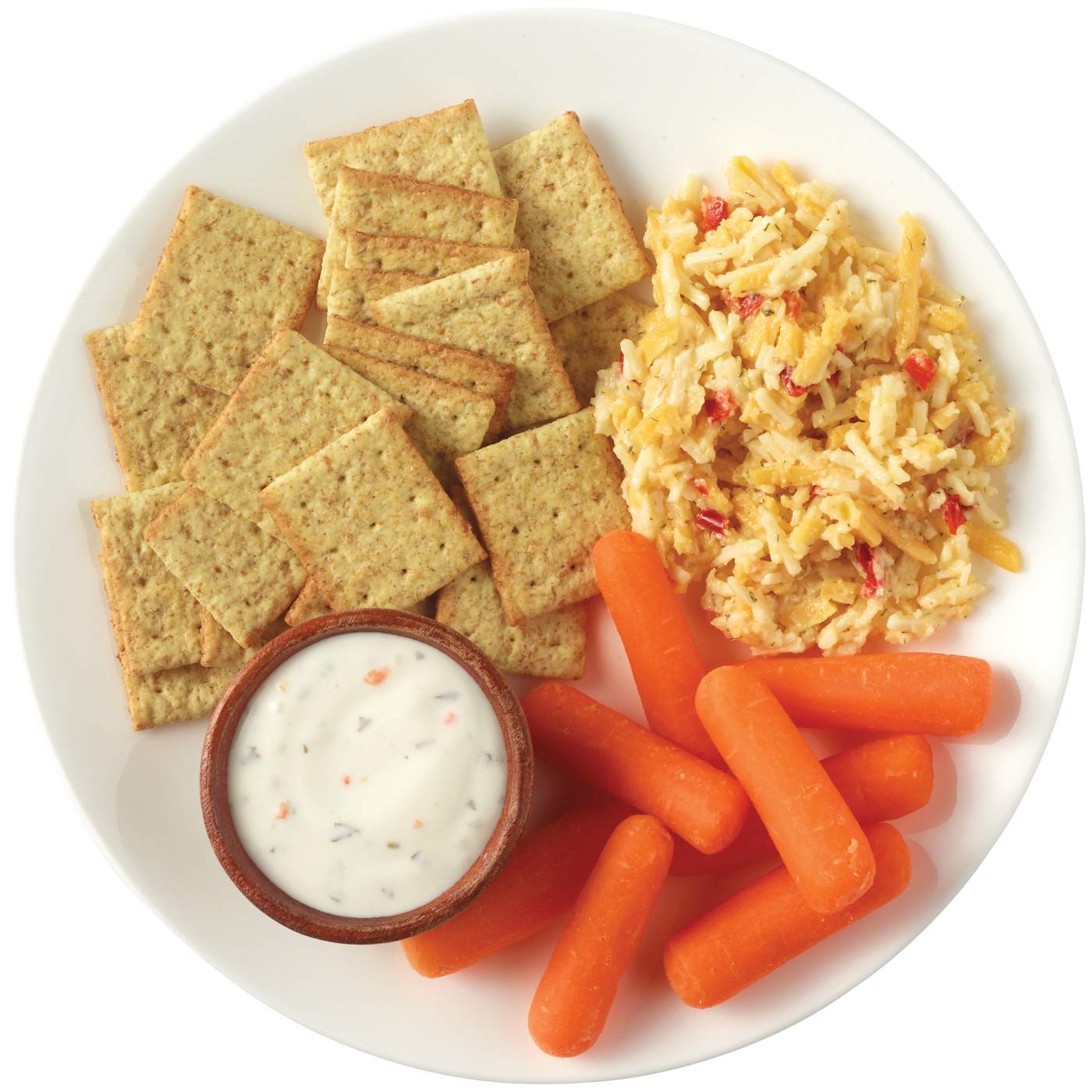 Meal Simple by H-E-B Snack Tray – Pimento Cheese, Crackers & Carrots; image 2 of 2
