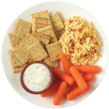 Meal Simple by H-E-B Snack Tray – Pimento Cheese, Crackers & Carrots