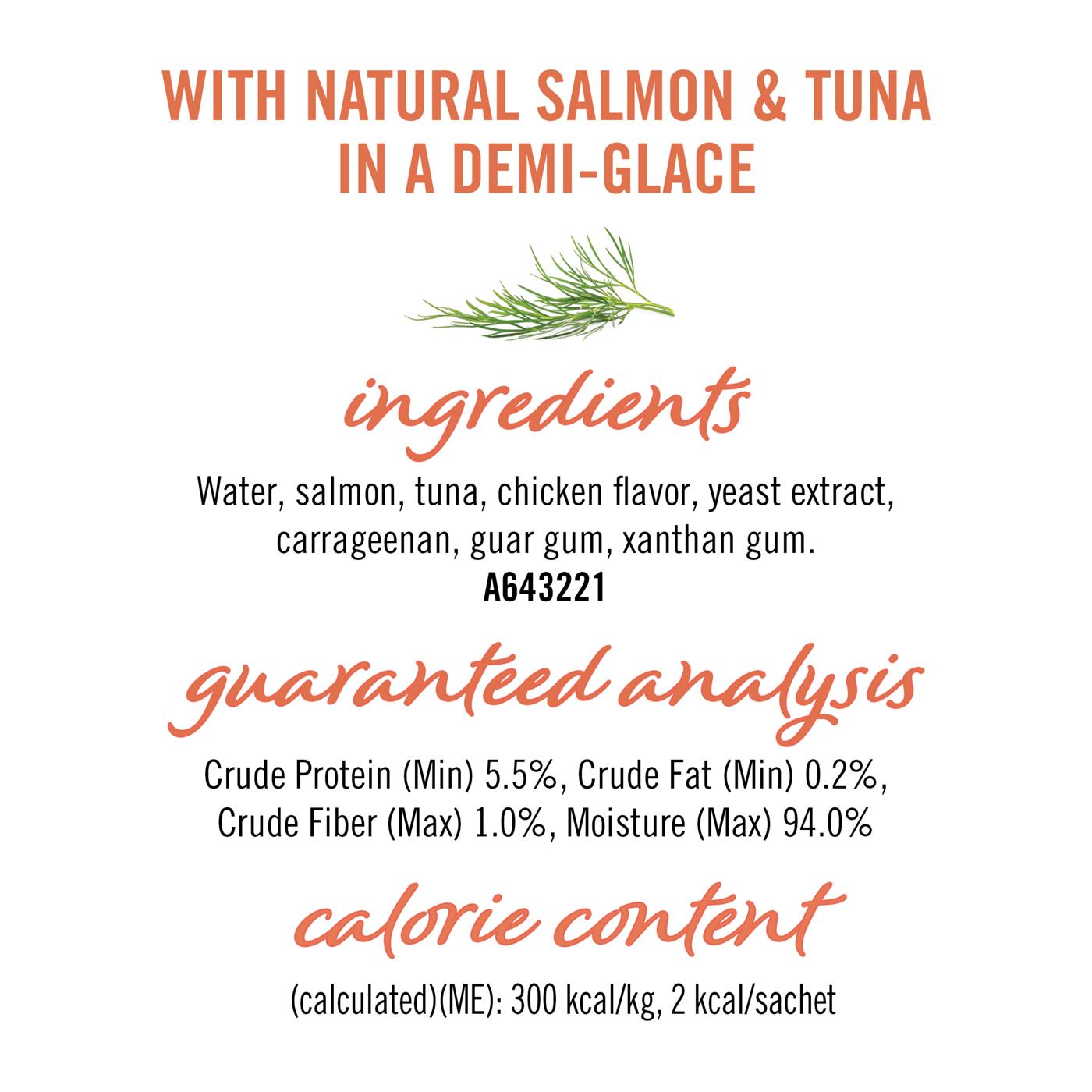 Fancy Feast Savory Puree Naturals Cat Treats - Salmon & Tuna; image 6 of 8