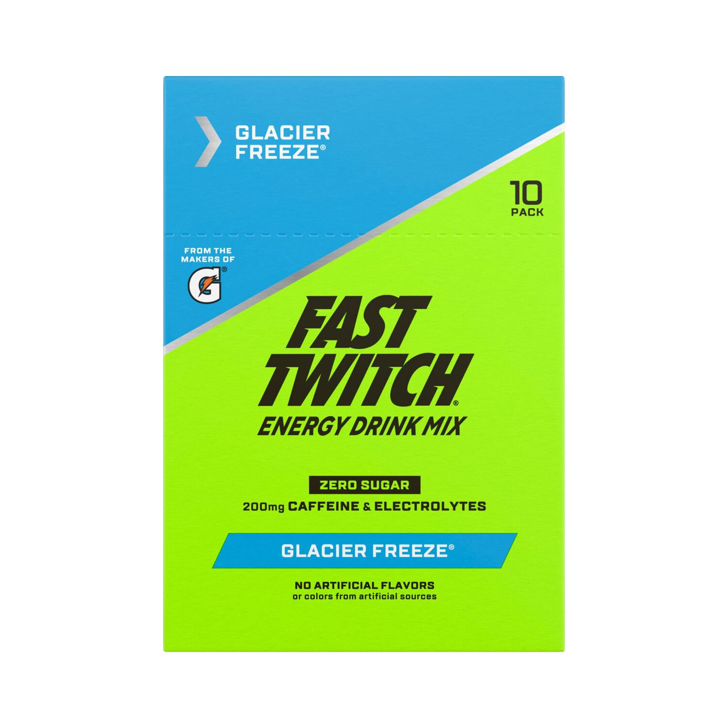 Fast Twitch Zero Sugar Energy Drink Mix Packets - Glacier Freeze - Shop ...