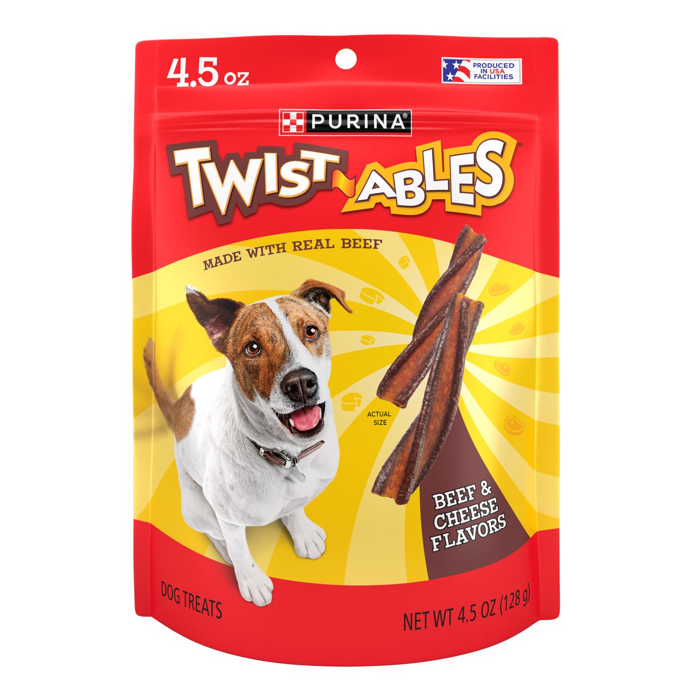 Twistables Beef & Cheese Dog Treats; image 1 of 2