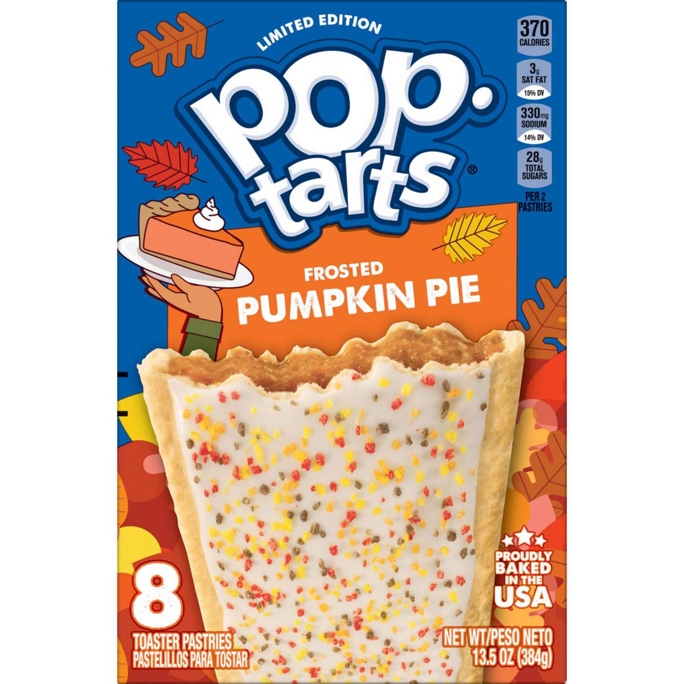 Pop-Tarts Frosted Pumpkin Pie Toaster Pastries, 13.5 oz; image 5 of 7