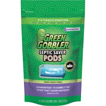 Green Gobbler Septic Saver Pods, 6 ct