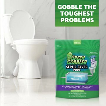 Green Gobbler Septic Saver Pods, 6 ct