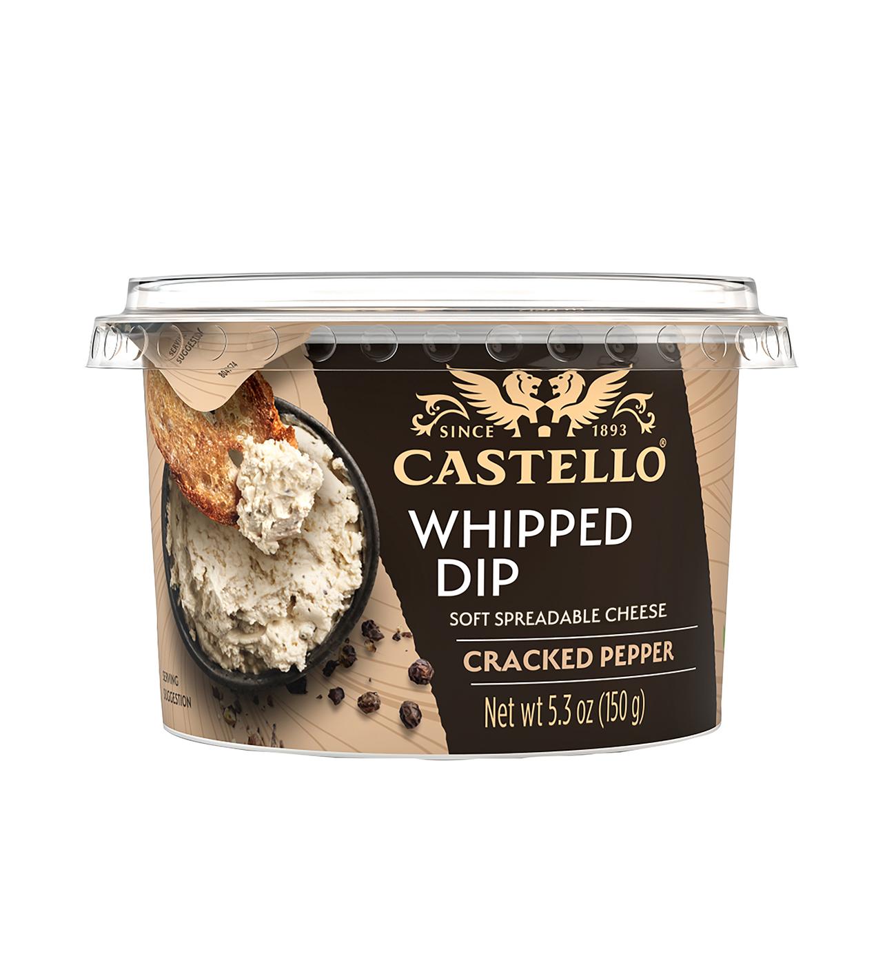 Castello Whipped Spreadable Cheese Dip - Cracked Pepper; image 1 of 3